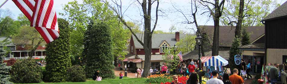 Peddler's Village is a 42-acre, outdoor shopping mall featuring 65 retail shops and merchants, 3 restaurants, a 71 room hotel and a Family Entertainment Center. in the Montgomery County, PA area