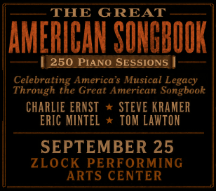 Step into an evening of timeless music and unforgettable artistry with The Great American Songbook Piano Sessions, an intimate contemporary concert experience honoring America’s 250th anniversary. This special event features four of Bucks County’s premier piano players delivering a monumental celebration of our nation's musical heritage. Each artist brings their own distinctive style and interpretation to a 30-minute set of specially curated songs drawn from the rich legacy of the Great American Songbook, creating the cozy ambiance of a private, late-night performance shared among friends. Every performance is backed by an exceptional, world-class rhythm section that promises elegance, spontaneity, and inspired musical conversation all evening long.  



The Featured Pianists: Charlie Ernst/ Steve Kramer/ Eric Mintel/ Tom Lawton
